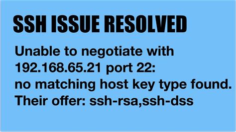 ssh/config this will save you the trouble of adding it. . Unifi no matching host key type found their offer sshrsa